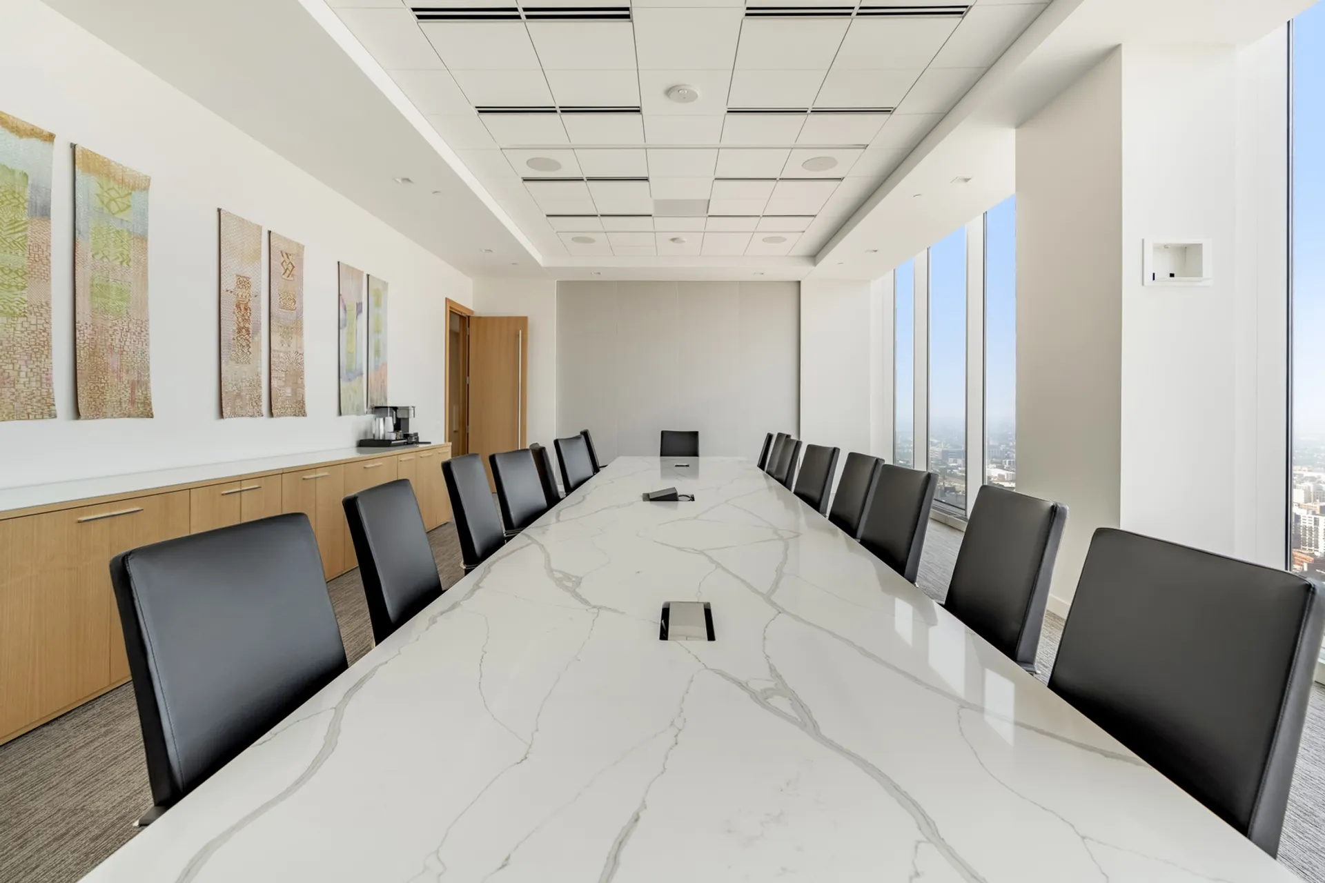 Conference room with chairs in U.S Bank Center building
