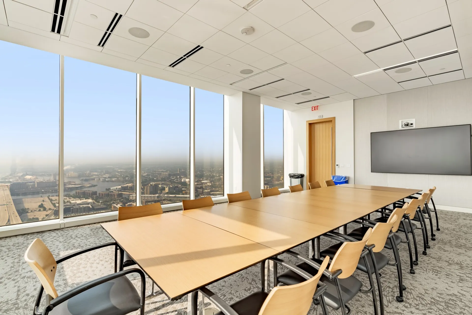 Spacious conference center with stunning city views in U.S Bank Center building